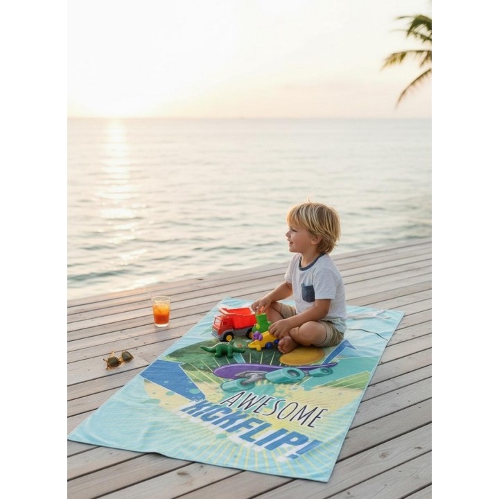 Drap de plage ou drap de bain Mickey Disney