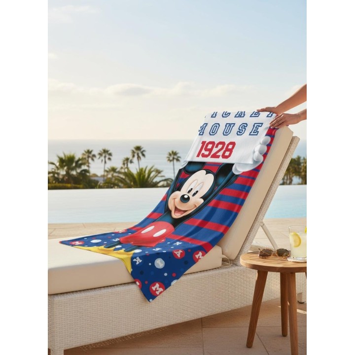 Drap de plage Mickey Disney