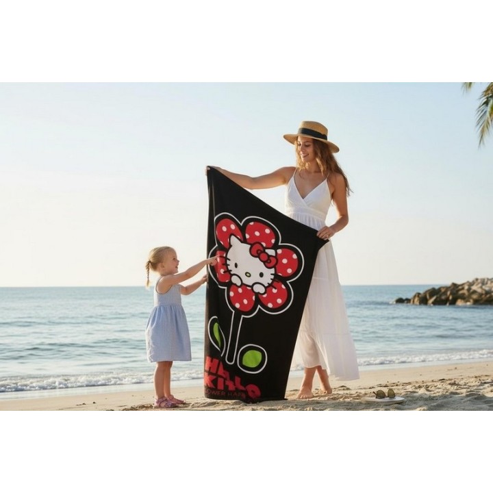 Serviette de Plage Hello Kitty