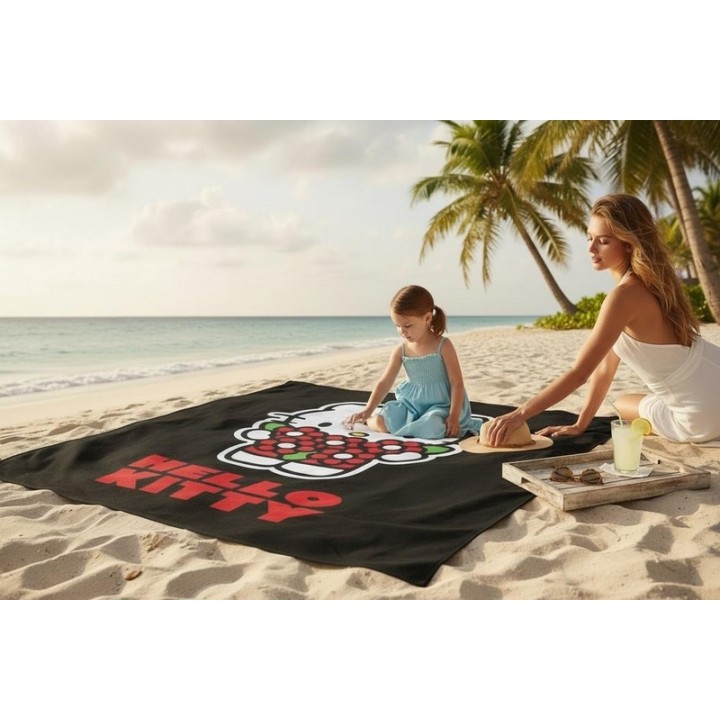 Serviette de Plage Hello Kitty