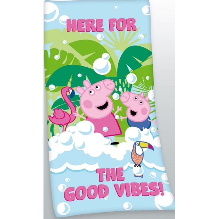 Drap de plage ou Serviette de bain Peppa Pig