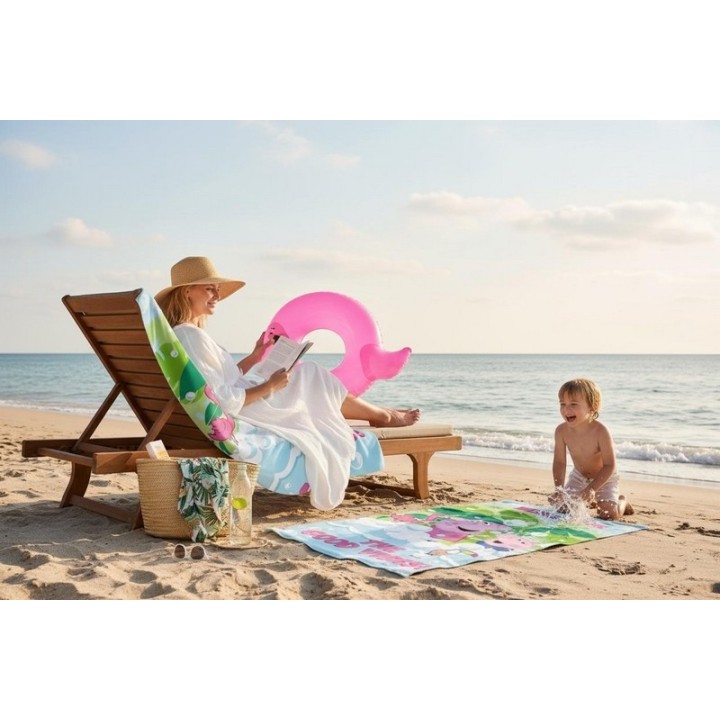 Drap de plage ou Serviette de bain Peppa Pig