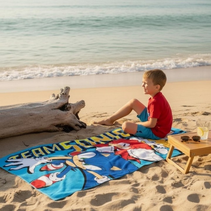 Drap de plage Sonic