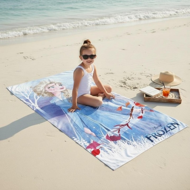 Drap de plage Frozen Disney