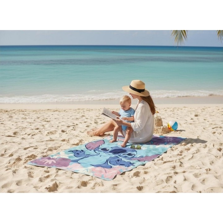 Drap de plage Stitch Disney