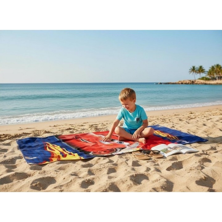 Drap de plage ou Serviette de Cars