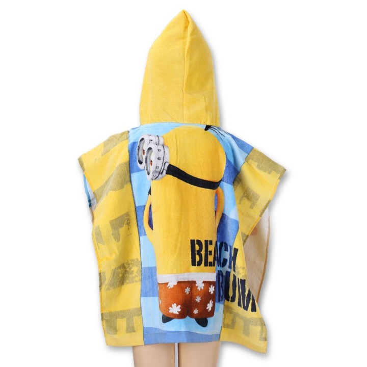 Poncho de Bain à Capuche Minions Beach Bum