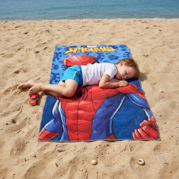 Drap de Plage Spiderman Marvel
