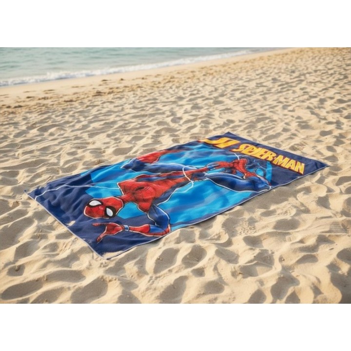 Drap de Plage Spiderman Marvel en coton