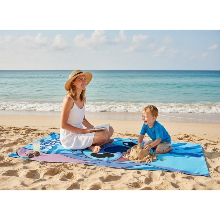 Drap de plage Stitch Disney