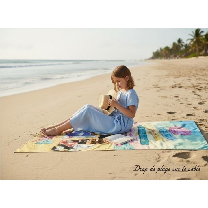 Drap de plage Minnie Disney