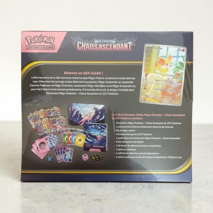 Coffret Dresseur d'Élite ETB Pokémon Chaos Ascendant (ME4)