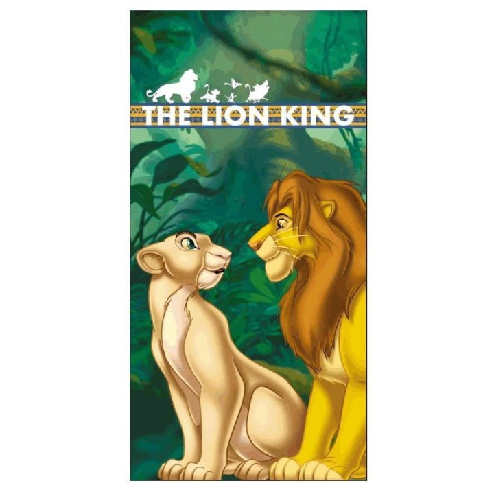 Drap de plage ou Serviette de bain Le Roi Lion - Disney