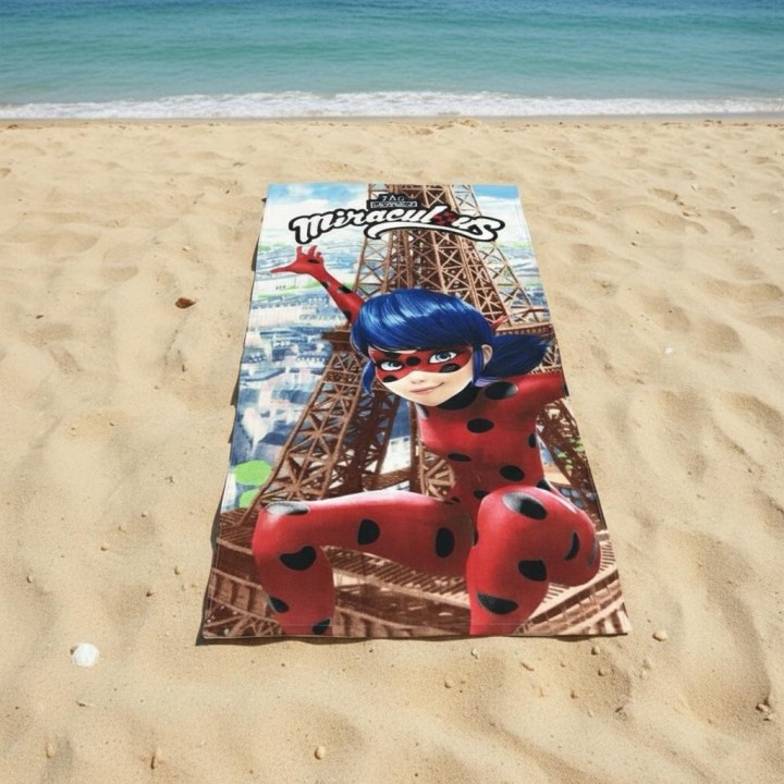 Drap de plage Miraculous en Coton