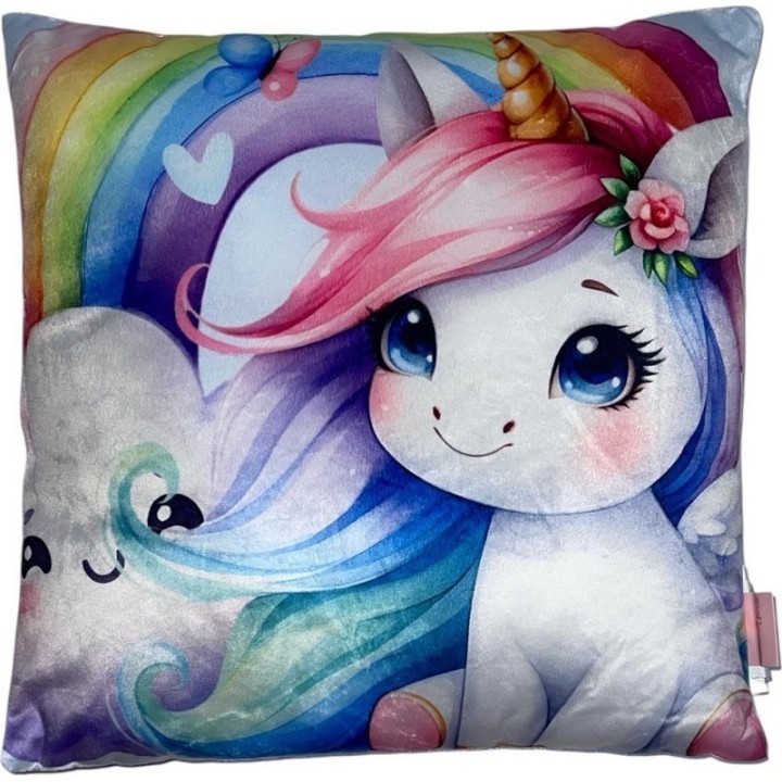 Coussin Licorne 38 cm