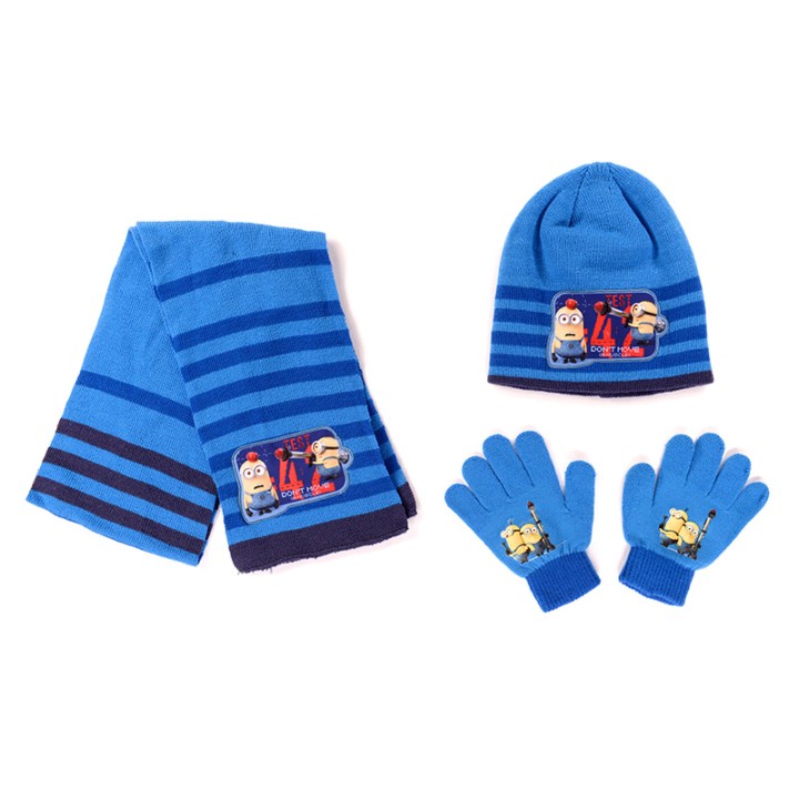 Ensemble Bonnet / Gants / Echarpe Minions