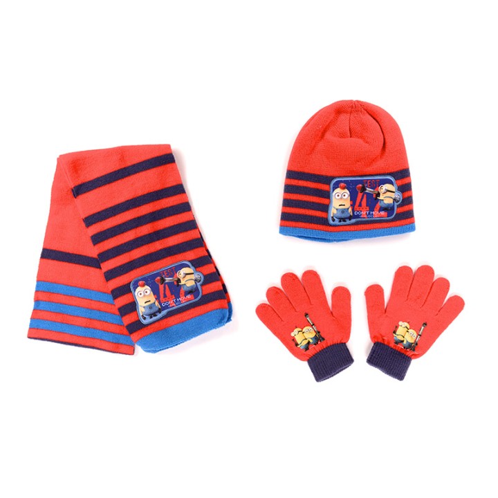 Ensemble Bonnet / Gants / Echarpe Minions