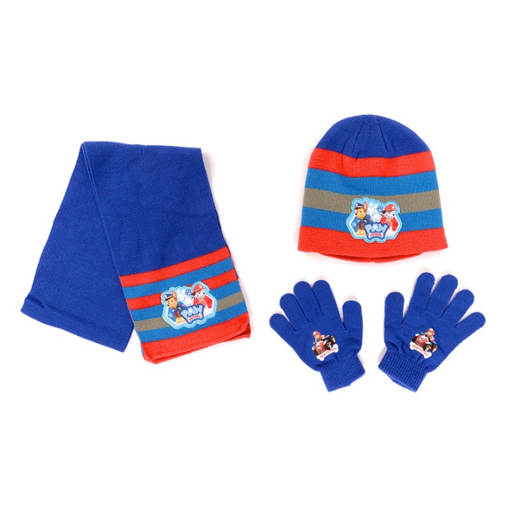 Ensemble Bonnet / Gants / Echarpe Paw Patrol