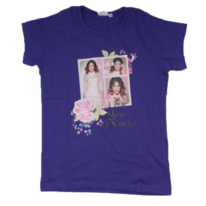 Tee-Shirt Manches Courtes Violetta