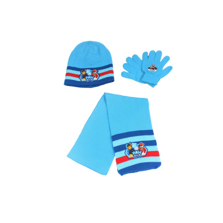 Ensemble Bonnet / Gants / Echarpe Paw Patrol