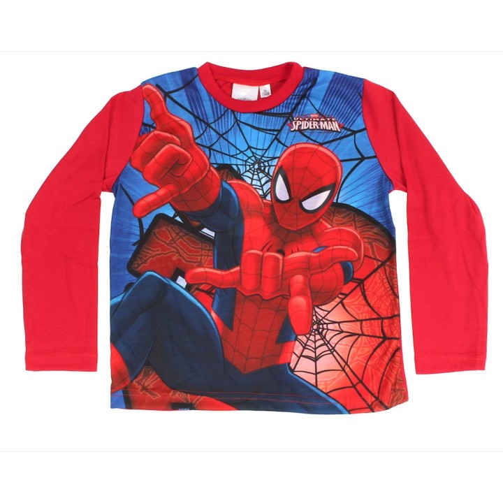 Tee-Shirt Manches Longues Spiderman