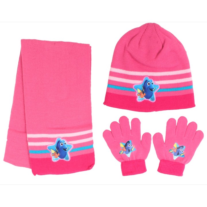 Ensemble de Bonnet Gants Echarpe Dory