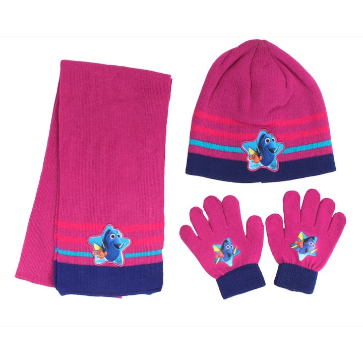 Ensemble de Bonnet Gants Echarpe Dory