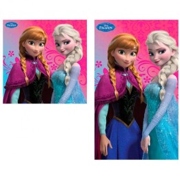 Serviettes la Reine des Neiges pour mains et multi-usages - Pack de 2 serviettes