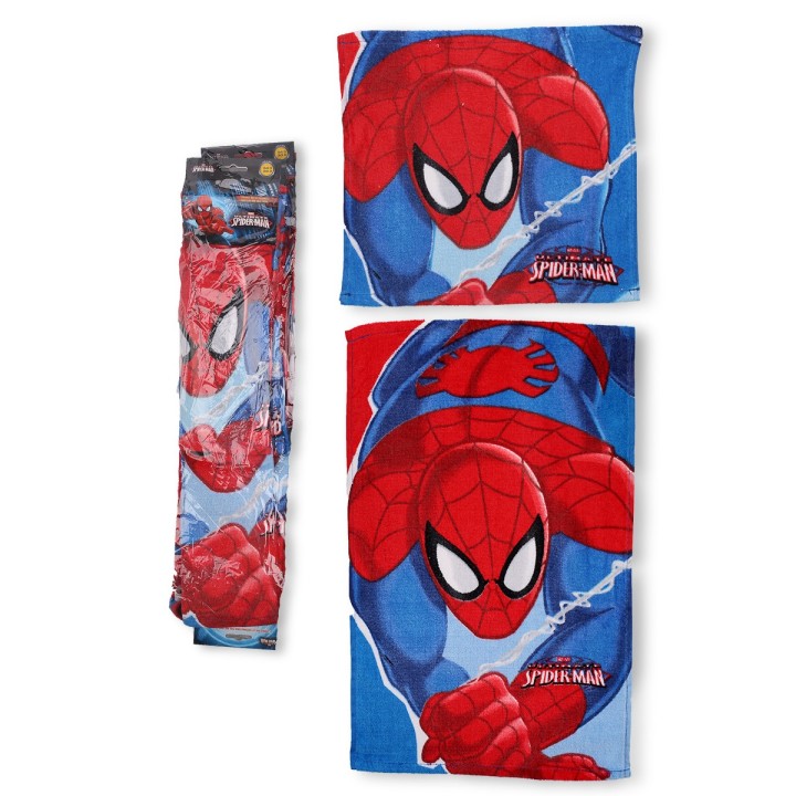 SET DE DEUX ESSUIES-MAINS SPIDERMAN