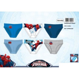 Ensemble de 6  Slips Spiderman