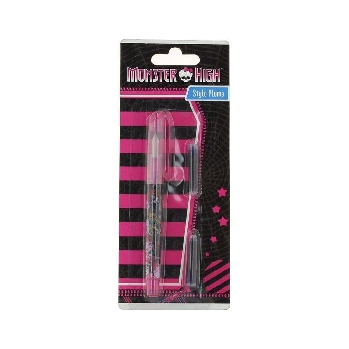 STYLO PLUME MONSTER HIGH + 2 CARTOUCHES