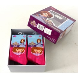 Lot de 6 Paires de Chaussettes Anti-Dérapantes Sofia Disney