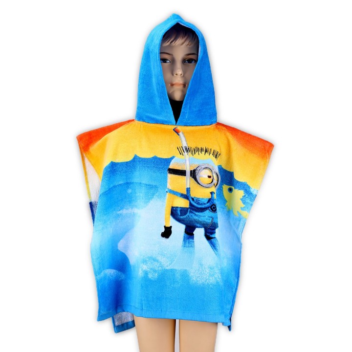 Poncho de Bain à Capuche Minions Beach Bum