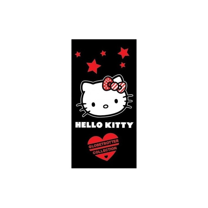 Serviette de Plage Coeur Hello Kitty