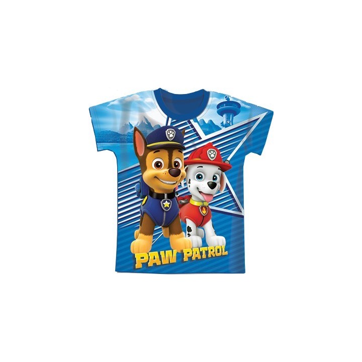Tee-Shirt Manches Courtes Paw patrol - Pat patrouille