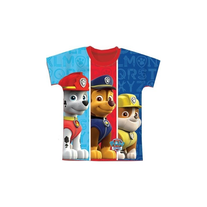 Tee-Shirt Manches Courtes Paw patrol - Pat patrouille