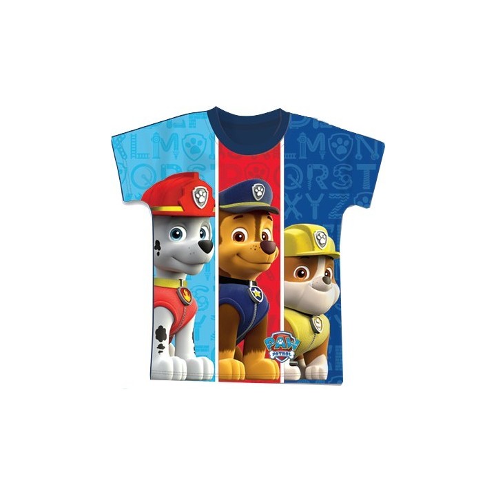 Tee-Shirt Manches Courtes Paw patrol - Pat patrouille