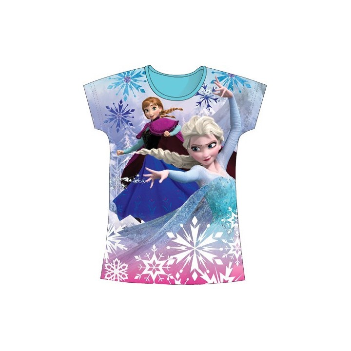 Tee-Shirt Manches Courtes La Reine des Neiges