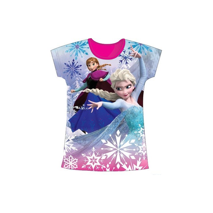 Tee-Shirt Manches Courtes La Reine des Neiges
