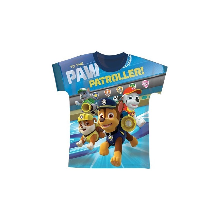 Tee-Shirt Manches Courtes Paw patrol - Pat patrouille