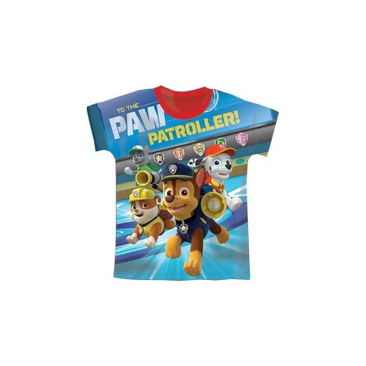 Tee-Shirt Manches Courtes Paw patrol - Pat patrouille