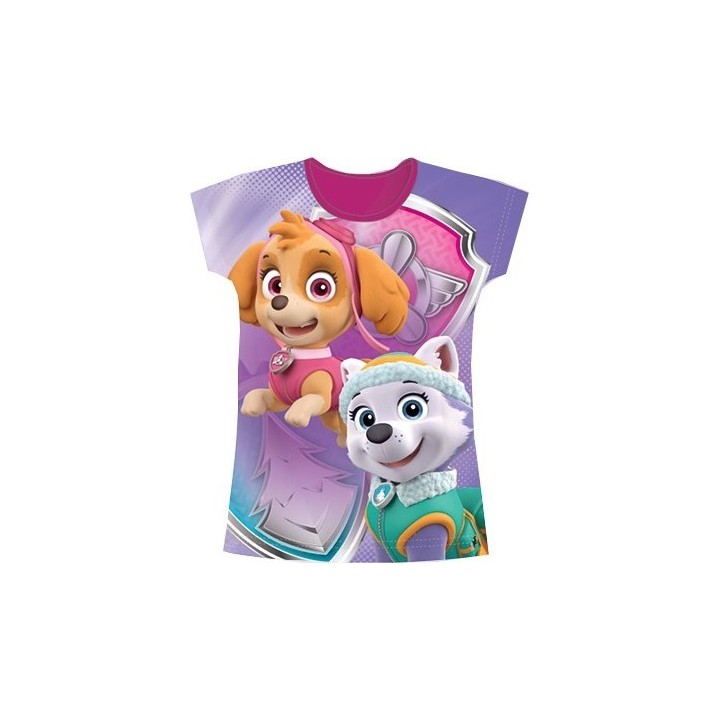 Tee-Shirt Manches Courtes Paw patrol - Pat patrouille - Fille