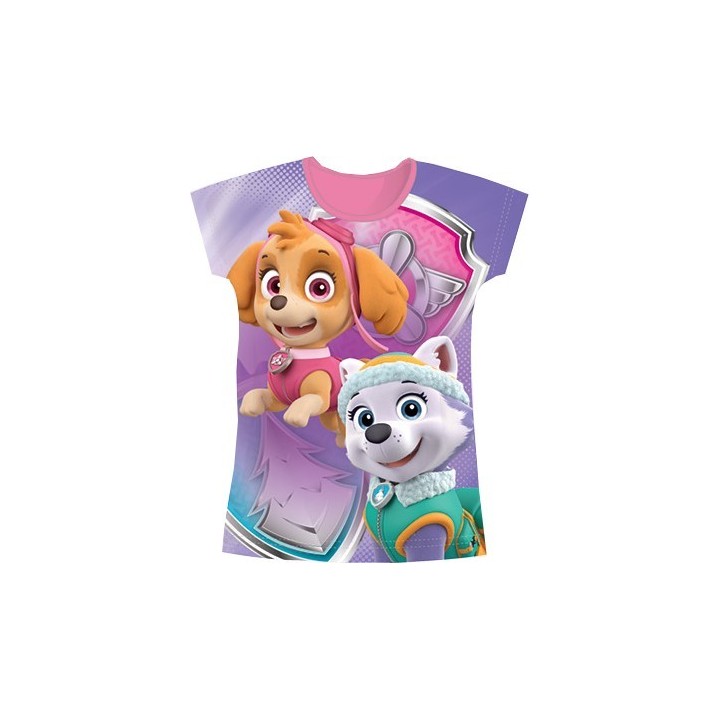 Tee-Shirt Manches Courtes Paw patrol - Pat patrouille - Fille