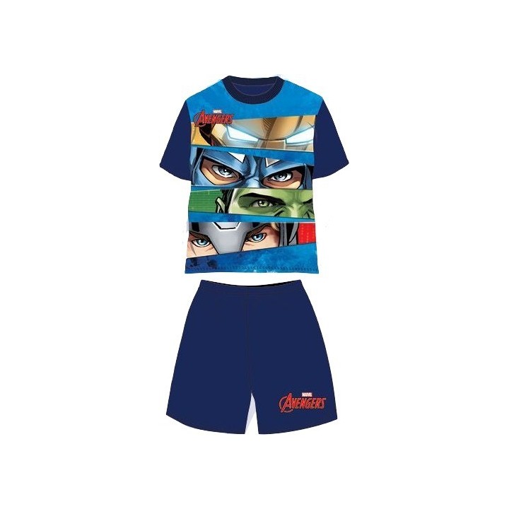 Ensemble Tee-Shirt Short Avengers marvel