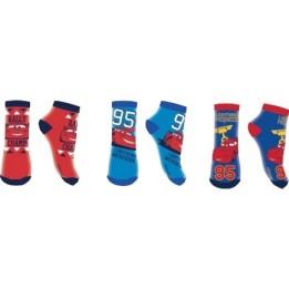 Lot de 3 Paires Socquettes Cars Disney