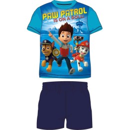 Pyjama Ensemble Tee-shirt Short Pat Patrouille