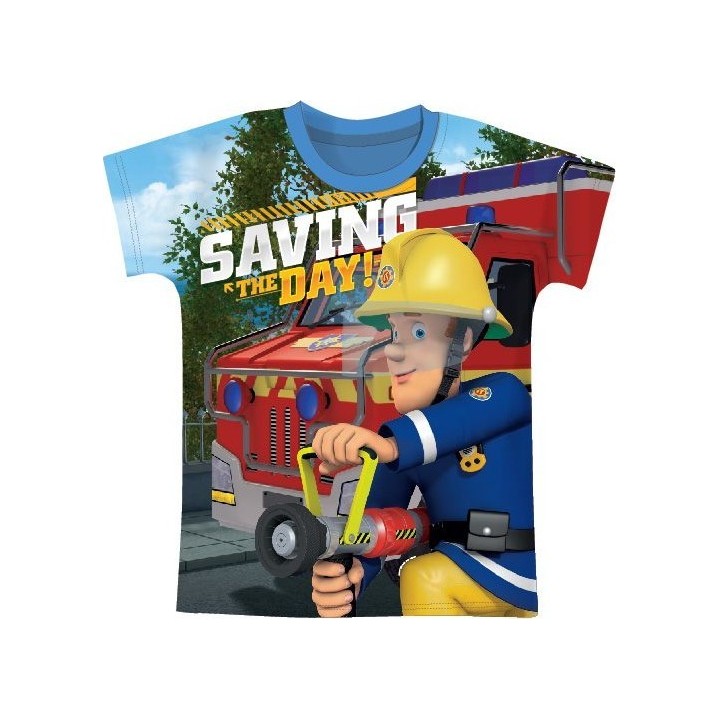 Tee-shirt Manches Courtes Sam Le pompier