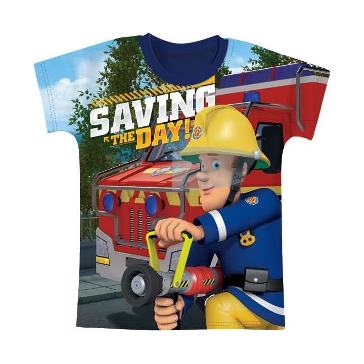 Tee-shirt Manches Courtes Sam Le pompier