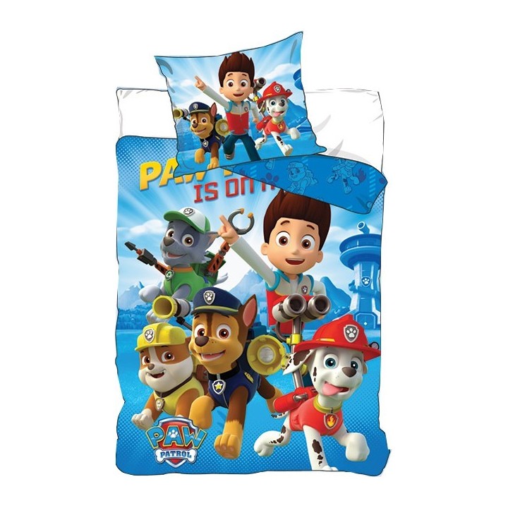 HOUSSE DE COUETTE PAW PATROL - VENTE EN GROS DES PARURE DE LIT PAW PATROL