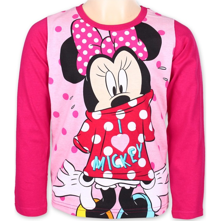 T-Shirt Minne Disney Manches Longues